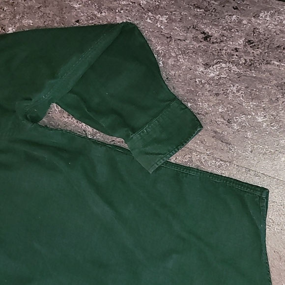 Vintage. Made in USA. Lands' End. 💯 Cotton mini-corduroy button-up Men's L - Picture 12 of 14